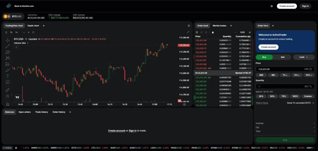 Gemini Exchange Review
