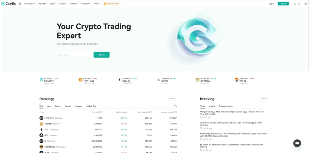 CoinEx Exchange Review